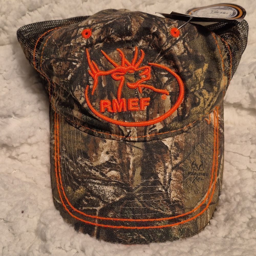 Rocky Mountain Elk Foundation REALTREE Trucker Snapback - New